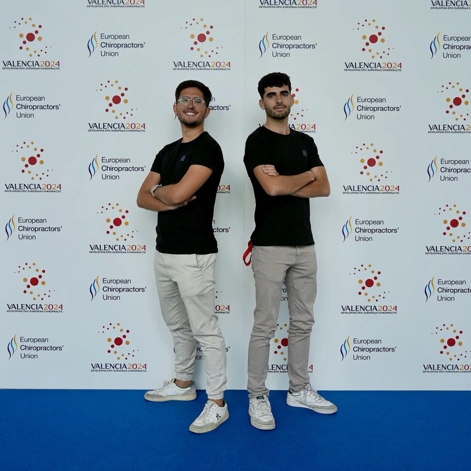 QuiroAds team at the European Chiropractors' Union 2024 Convention in Valencia